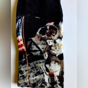 NASA Astronaut Salute American Flag Dress Socks